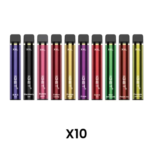 IGET XXL 1800 PUFFS X 10